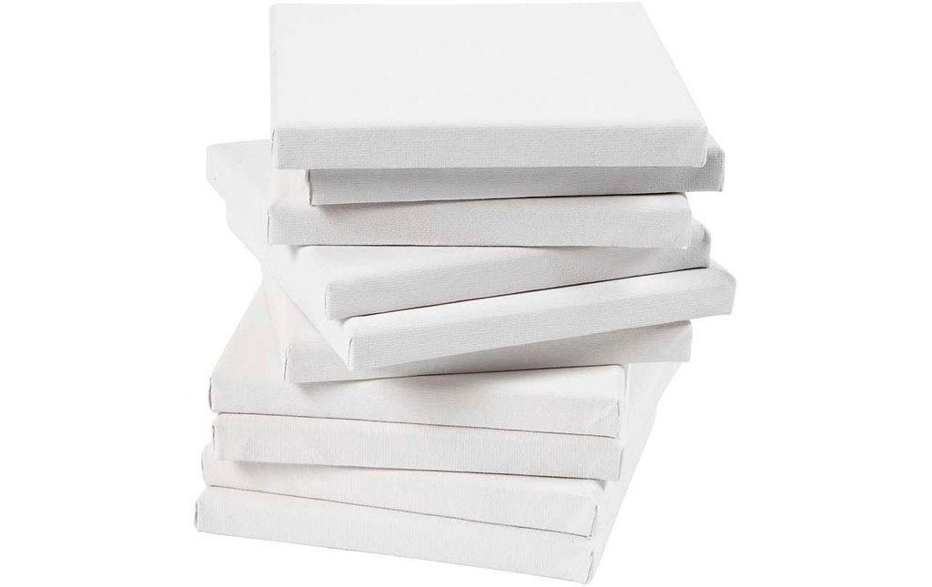 Creativ Company Châssis 15 x 15 cm, blanc, 80 pièces