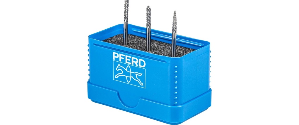 Pferd Jeu de fraises sur tige en carbure Denture en 3 parties 3 PLUS Ø de tige 3 mm