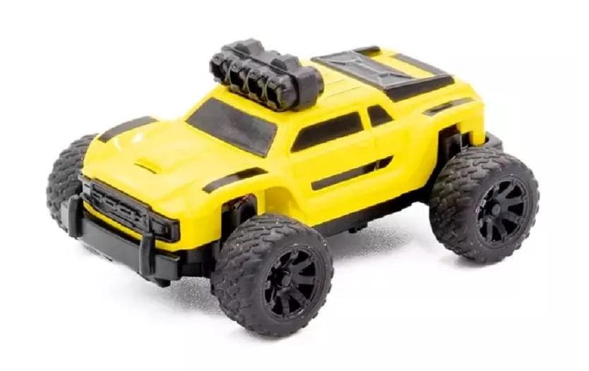 Turbo Racing Micro Monster Truck TC-01, jaune, RTR, 1:76