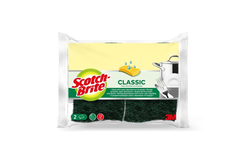 Scotch-Brite Éponge Scotch-Brite Classic 2 Pièce/s