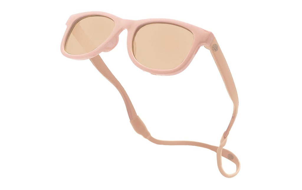 Baby Sunnies Lunettes de soleil pour bébé avec ruban Peach