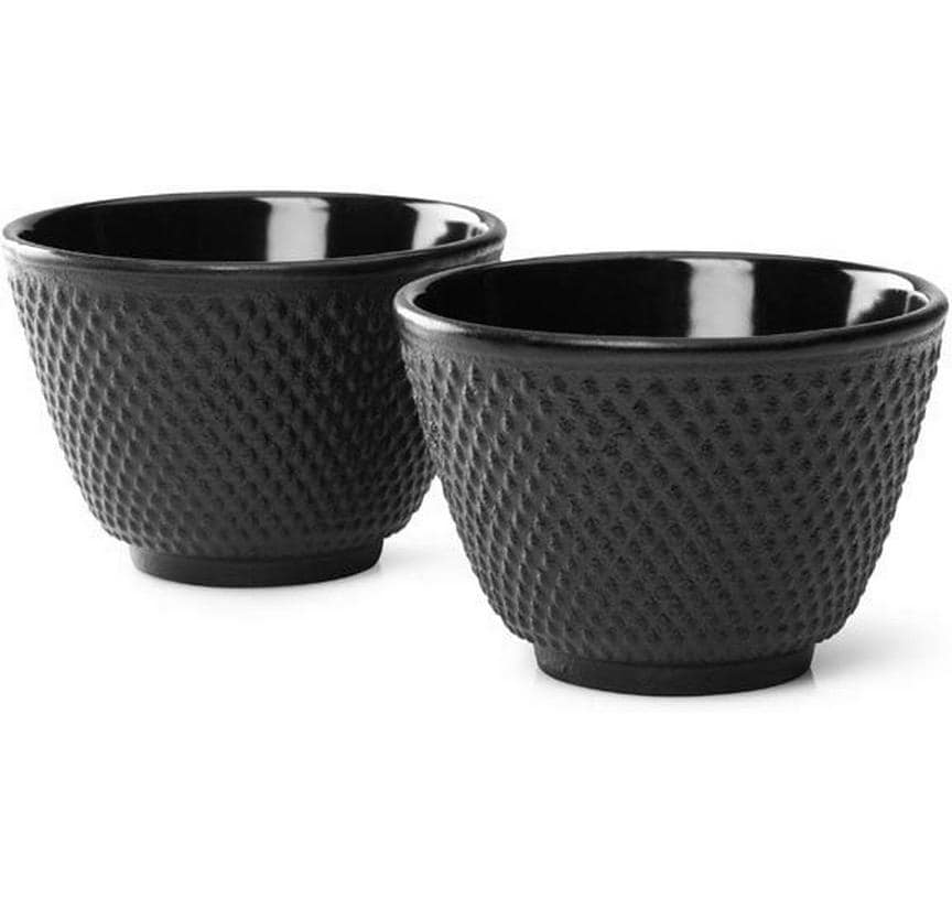 Bredemeijer Tasse à thé Jang 2 pièces, noir