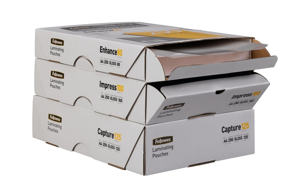 Fellowes Film laminé A4, , 250 Pièce/s, brillant