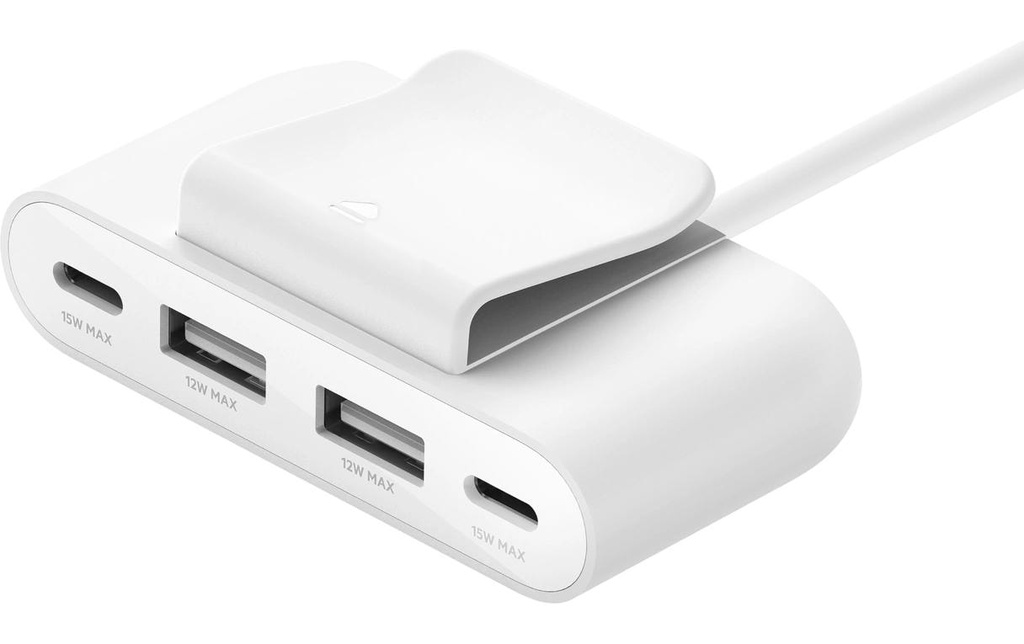 Belkin Hub USB 4-Port USB Charge White