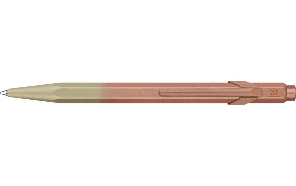 Caran d'Ache Stylo bille 849 Claim your Style 5, 1 mm, Rose soleil