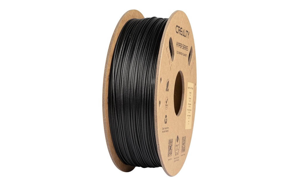 Creality Filament PLA Hyper carbone Noir, 1.75 mm, 1 kg