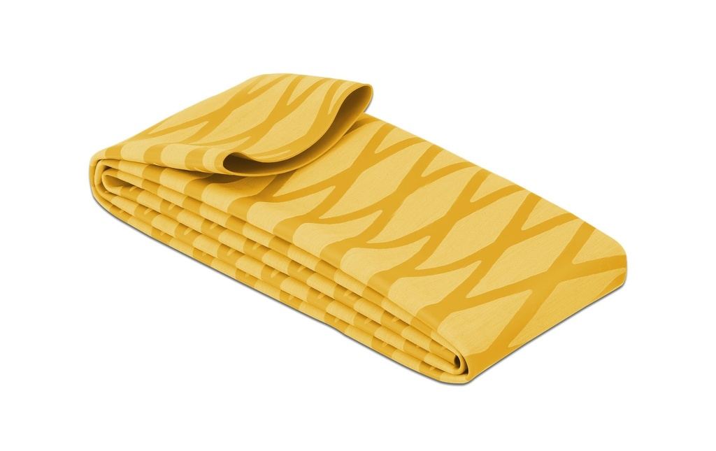 Delock Gaine thermorétractable dessin en X antidérapant 1 m x 50 mm Jaune
