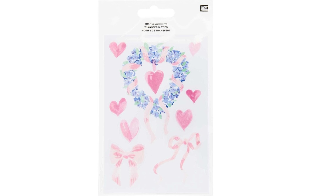 Rico Design Autocollant à motif Painted Love 63 pièces,