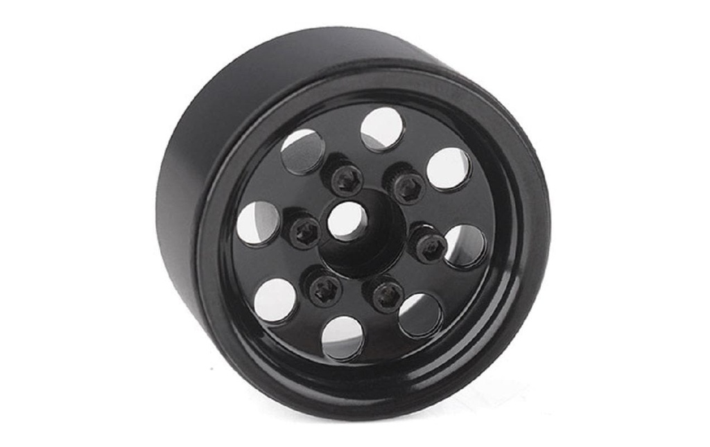 RC4WD Jantes Stamped Steel 1.0 Pro8 Beadlock Noir, 4 pièces