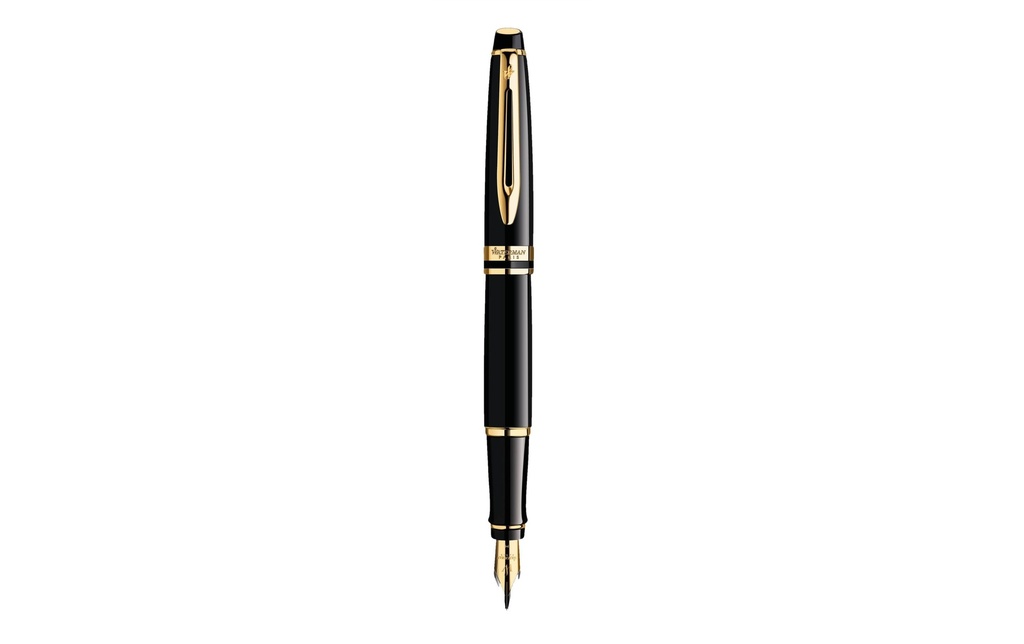 WATERMAN Stylo plume Expert M, noir/or