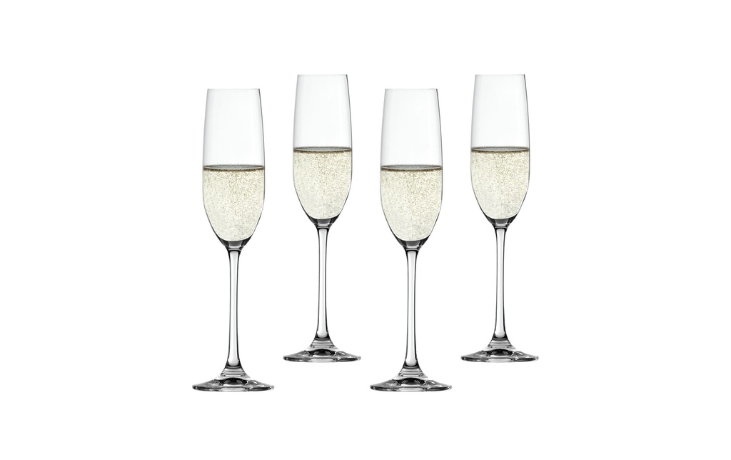 Spiegelau Verre à Champagne Salute 210 ml, 4 Pièce/s, Transparent