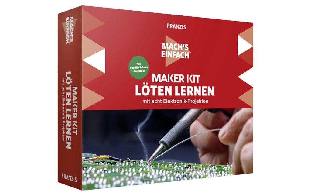 Franzis Kit d'apprentissage Maker Kit Apprendre à souder Allemand