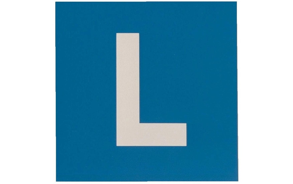 TopLine L-plaque magnétique, en caoutchouc, 16 × 16 cm