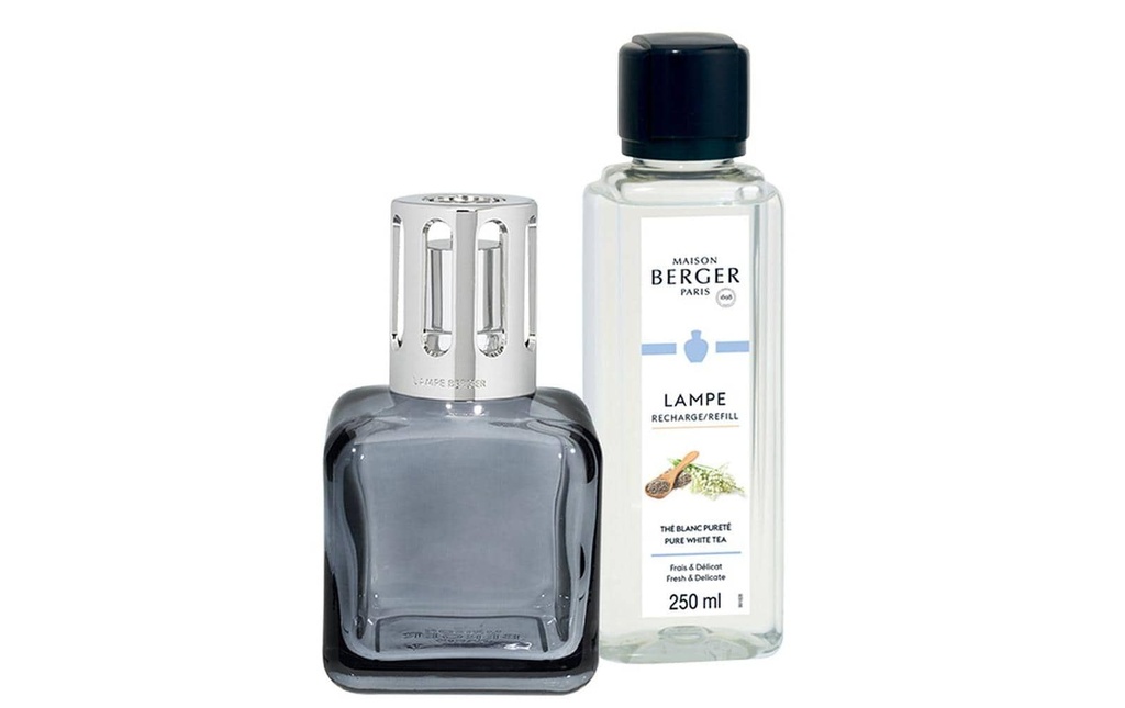 Maison Berger Lampe aromatique Set Thé Blanc Pureté 250 ml