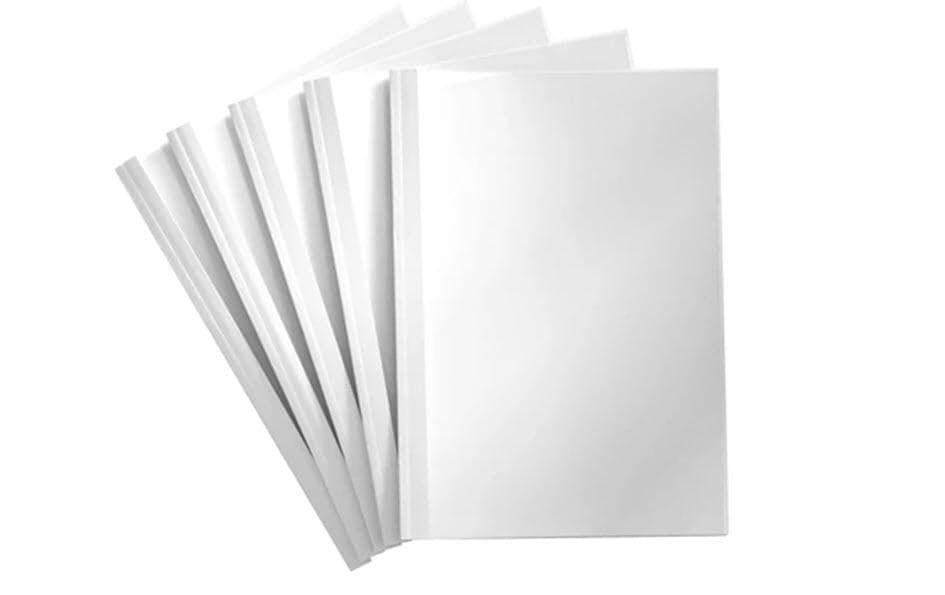 Peach Couverture de brochure pour 120 feuilles, 200 g/m², 10 pièces, blanc