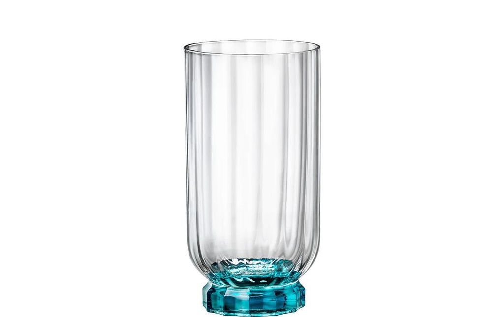 Bormioli Rocco Verre à long drink Florian 430 ml, 6 Pièce/s, Bleu