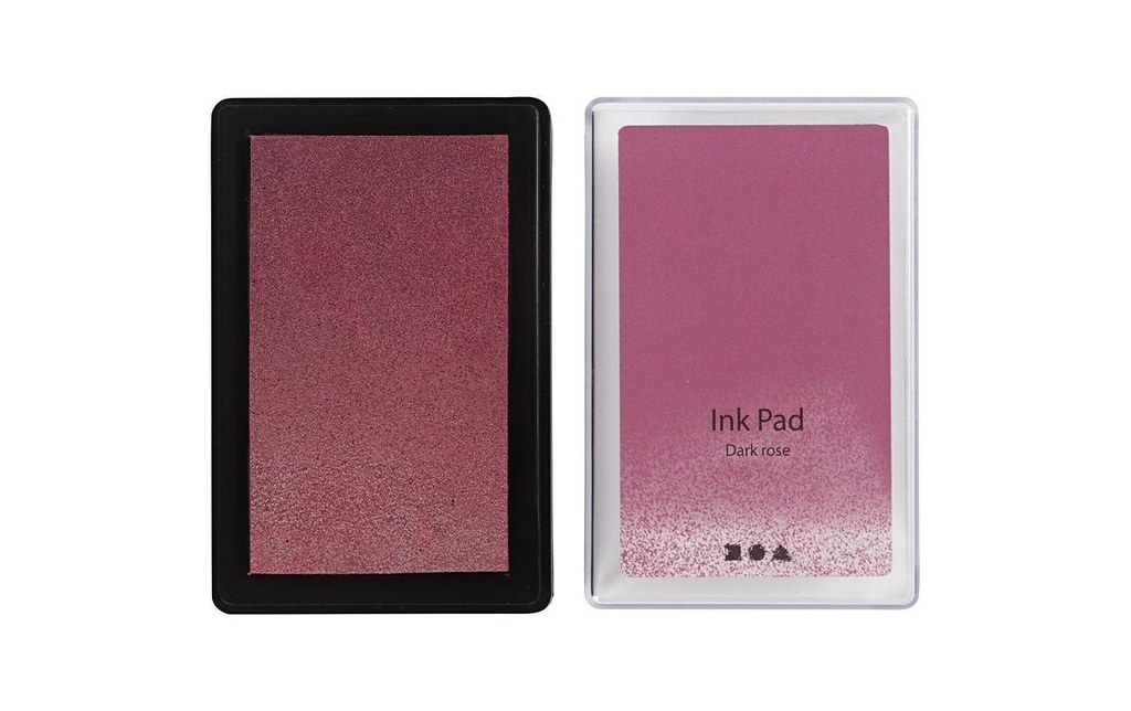 Creativ Company Tampon encreur Pad d'encre, 9 x 6 x 2 cm Rose fonce