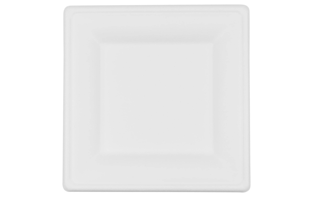 FURBER Assiettes jetables 26 cm, 50 pièces, blanc