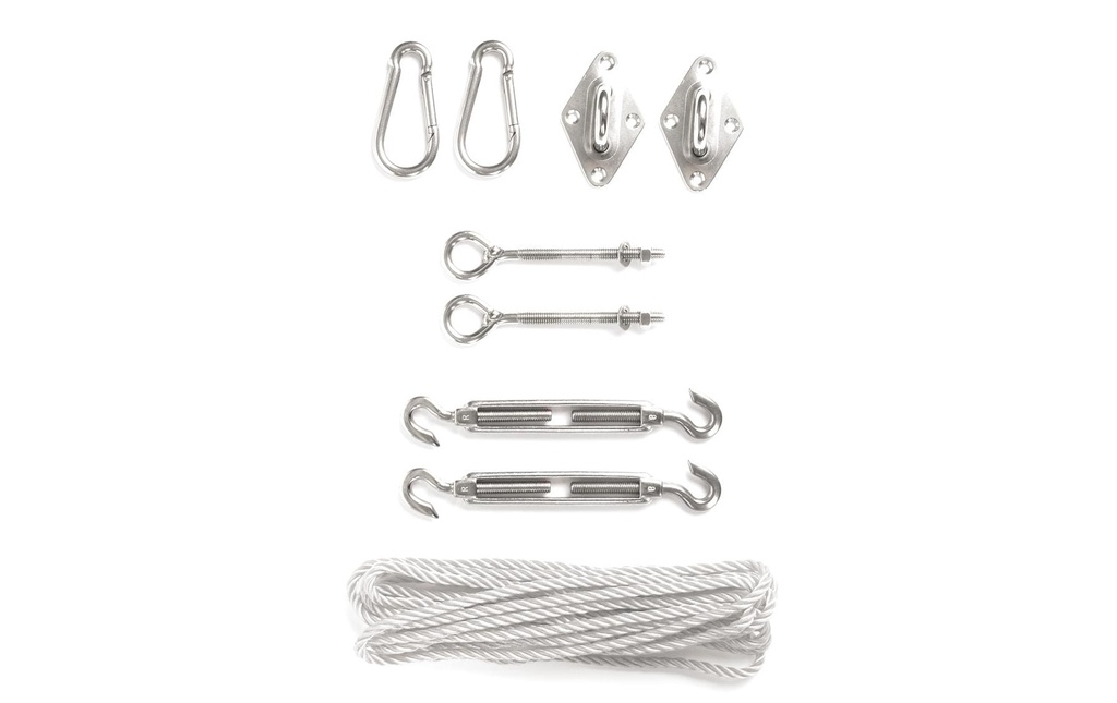 Perel Kits de fixation Convient à tous les auvents Perel