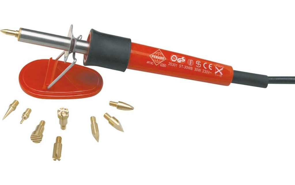 Glorex Fer à souder avec 9 accessoires