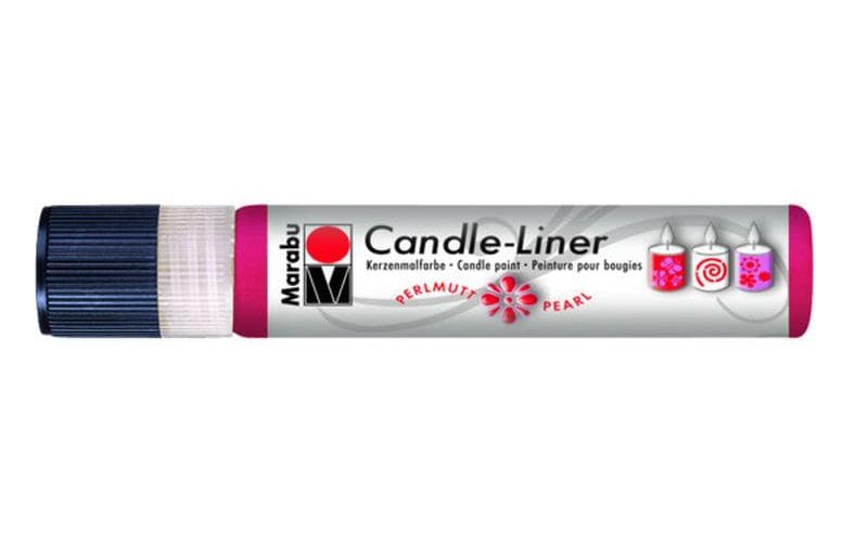 Marabu Peinture pour bougie Candle-Liner 25 ml, Rouge