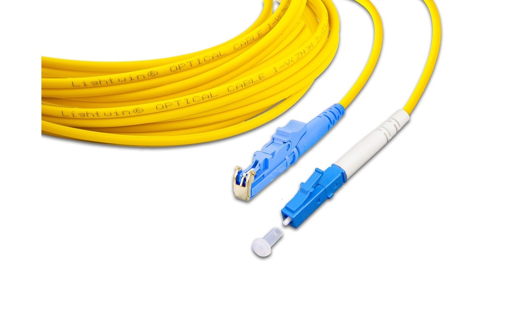 Lightwin Câble patch à fibre optique Singlemode, LSH – LC, OS2, Simplex, 3 m