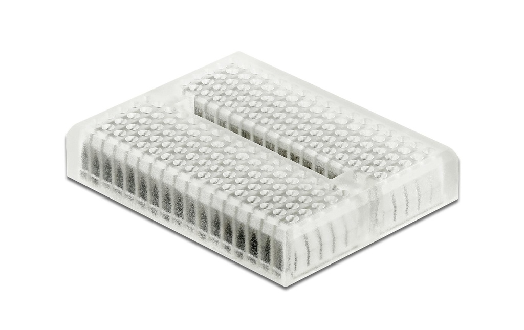 Delock Platine d'expérimentation Mini-plaque expérimentale 170 contacts Transparent