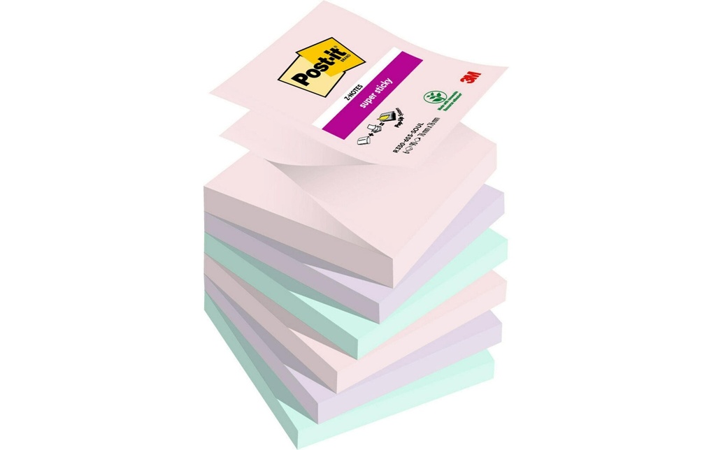 POST-IT Super Stick Z-Notes R330 Soul (6 pces)