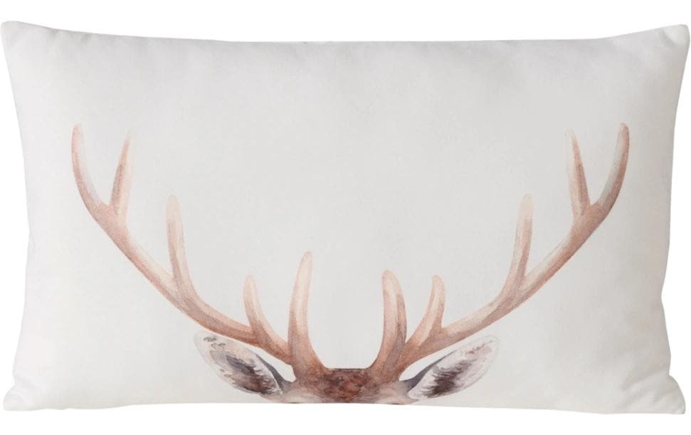 Boltze Coussin Aspen 30 x 50 cm, Brun/Blanc