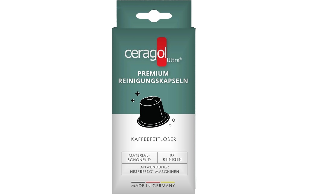 Ceragol Capsules de nettoyage Dégraissant pour café 8 Pièce/s