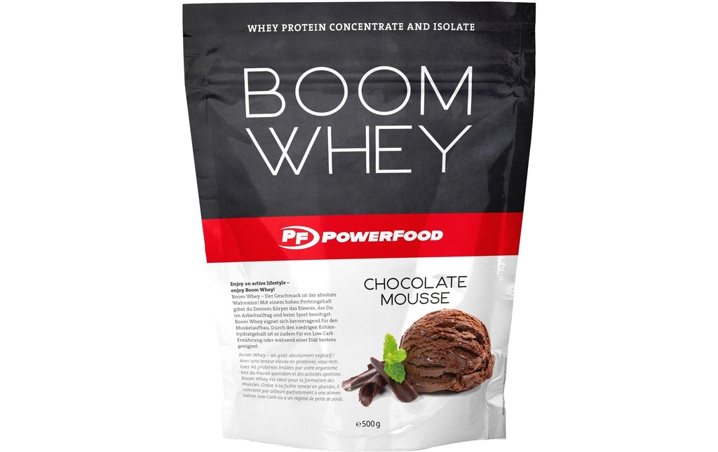 PowerFood Poudre One Boom Whey chocolat 500 g