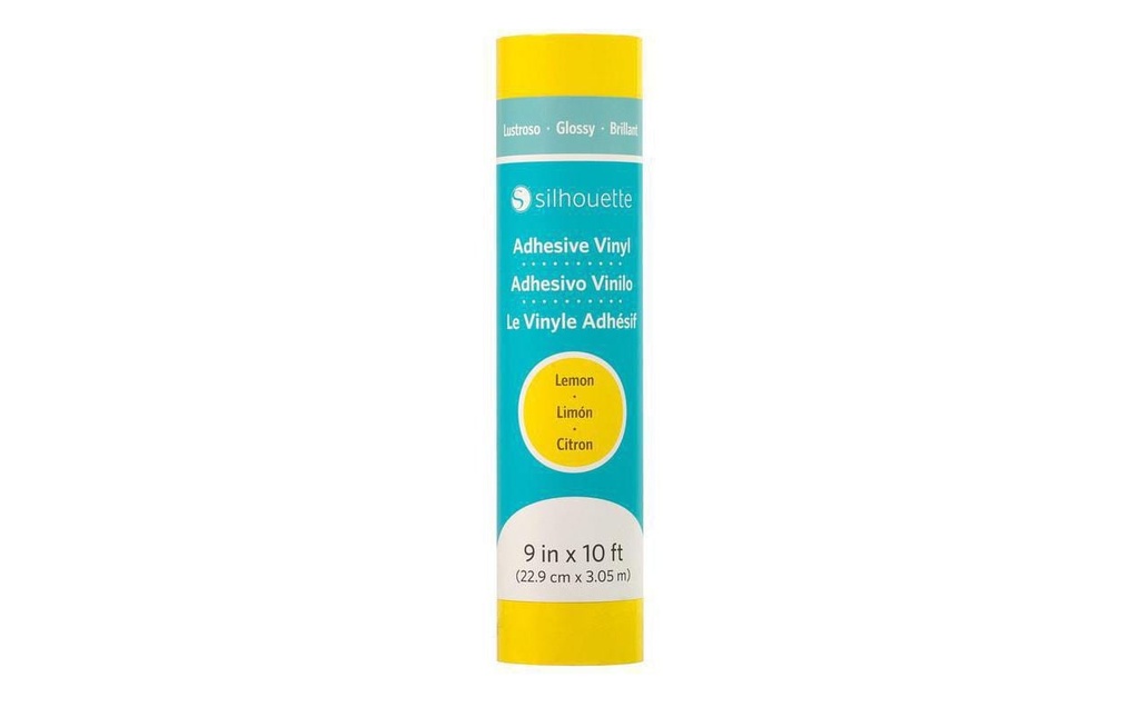 Silhouette Film de vinyle Glossy 22.9 cm Jaune clair