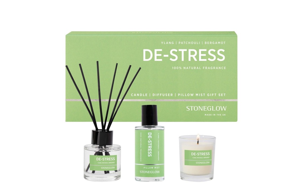 Stoneglow Coffret cadeau De-Stress 3 pièces, 50 ml