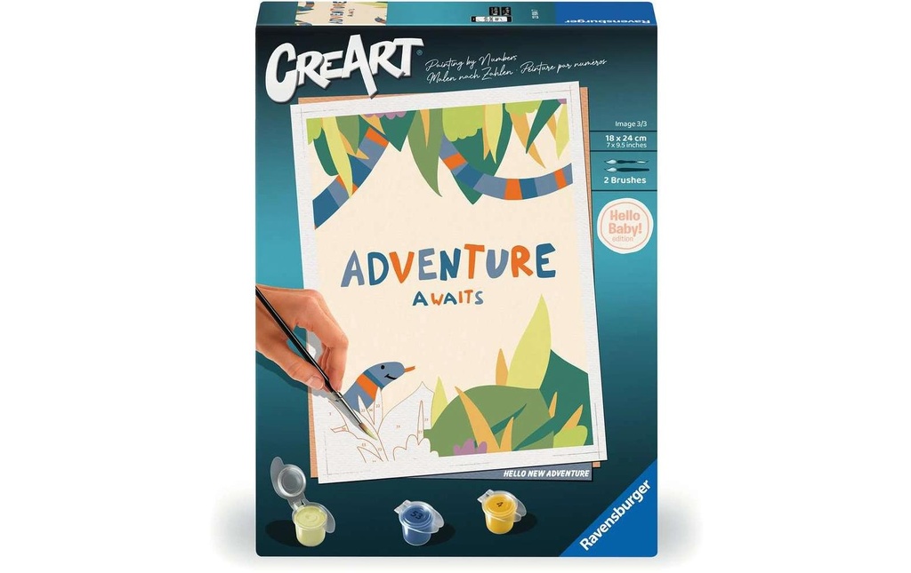 Ravensburger Peinture avec chiffres CreArt – Hello New Adventure