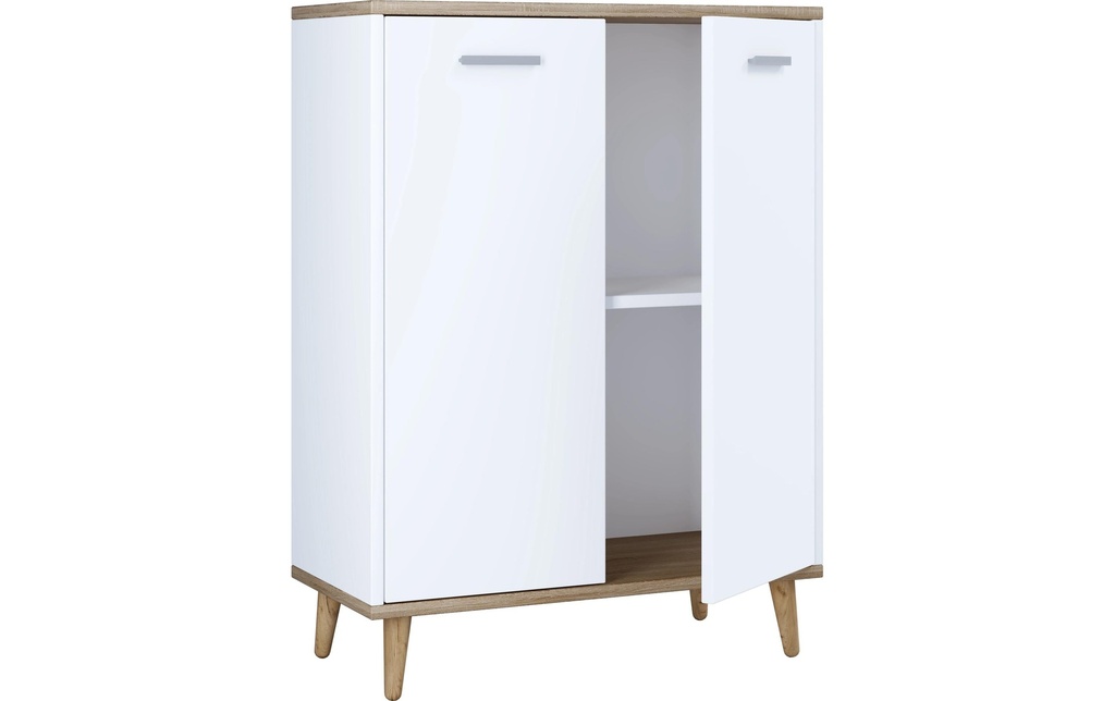 VCM Commode Landos 60 x 81.4 cm,  Chêne blanc/miel