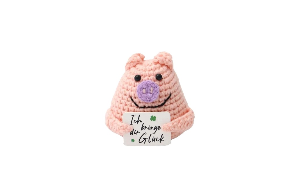 I AM CREATIVE Porte-bonheur Positif Pig
