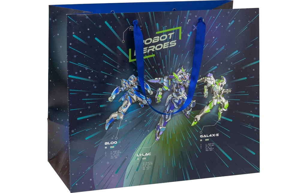 Stewo Sac cadeau Robot 45 x 22 x 38 cm