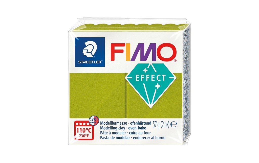 Fimo Matière à modeler Effet 57g Vert métallisé
