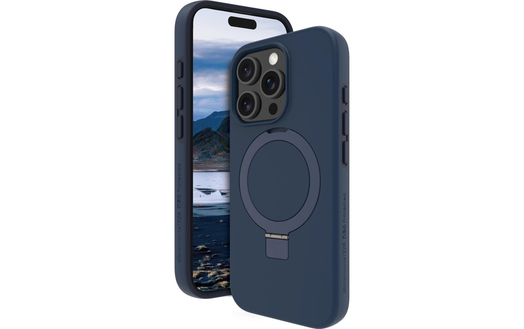 dbramante1928 Coque arrière Iceland Ultra D3O Kick iPhone 16 Pro Bleu