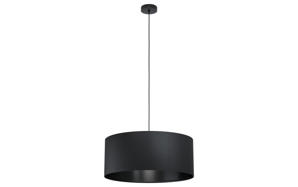 EGLO Leuchten Lampe suspendue MASERLO 1 1x E27, Noir