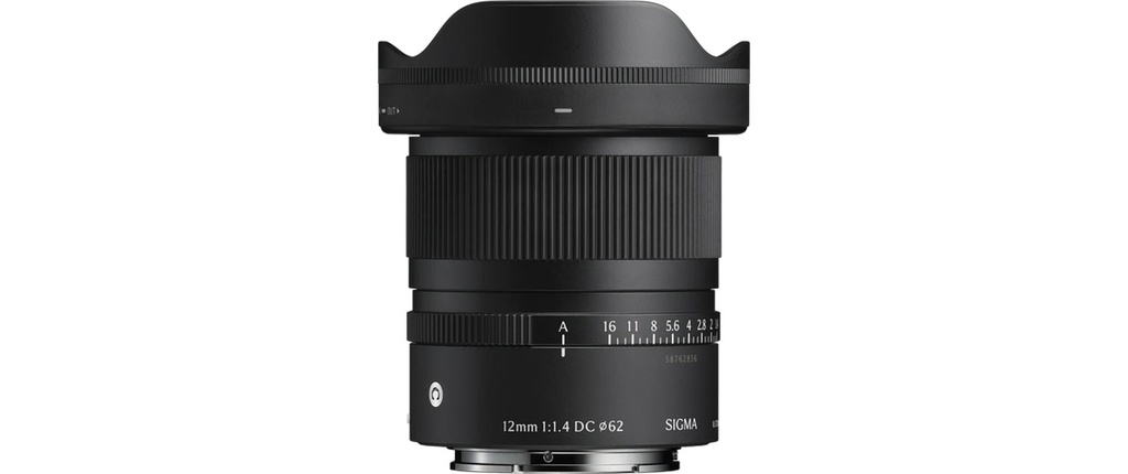 Sigma Longueur focale fixe 12mm F/1.4 DC Contemporary – Canon RF