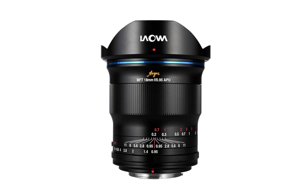 Laowa Longueur focale fixe Argus 18 mm f/0.95 CF APO – MFT