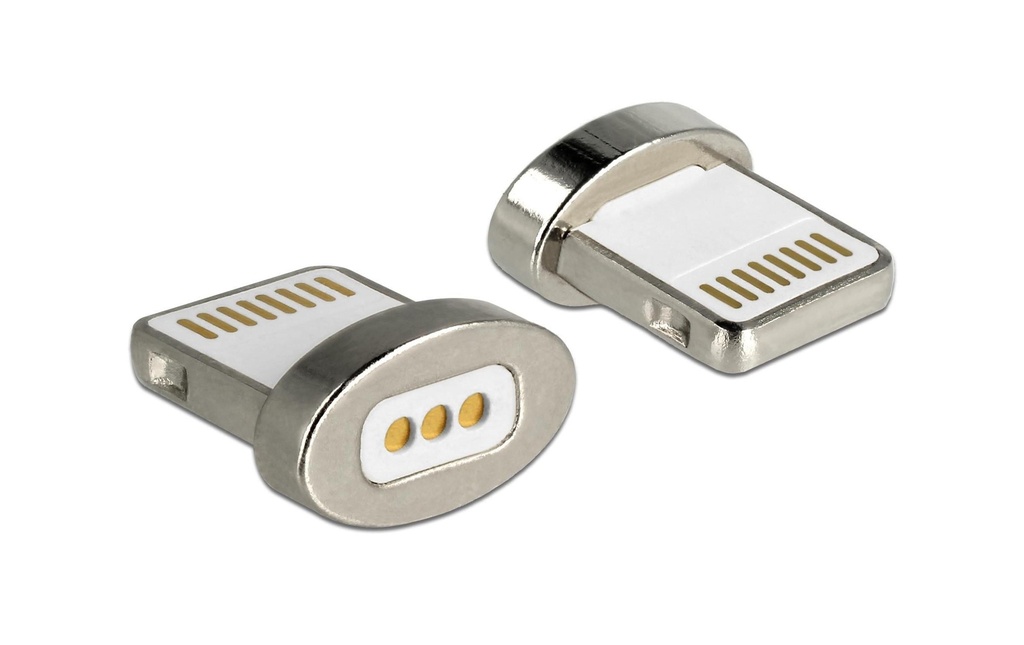 Delock Câbles USB magnétique Adaptateur Fiche sans câble Lightning