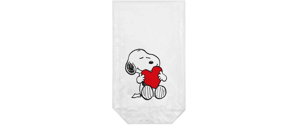 Braun + Company Sac transparent Snoopy, 11.5 x 19 cm, 10 pièces