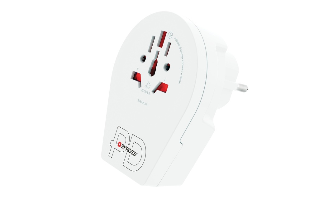 SKROSS Adaptateur de voyage Country World / Europe, USB