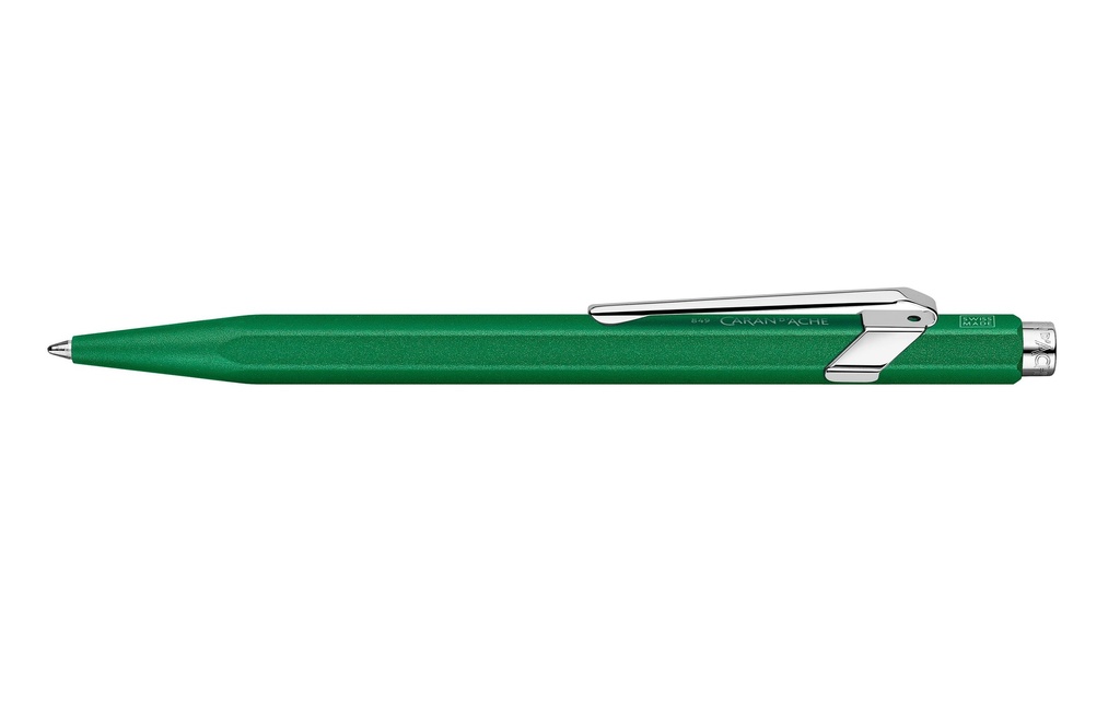 [110849734] CARAN D'ACHE Stylo 849 Colormat vert av.ét.