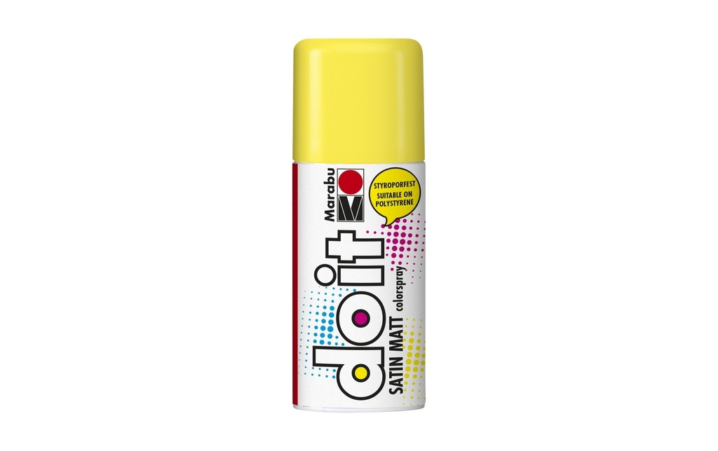 Marabu Peinture aérosol do it Satin 150 ml, Jaune