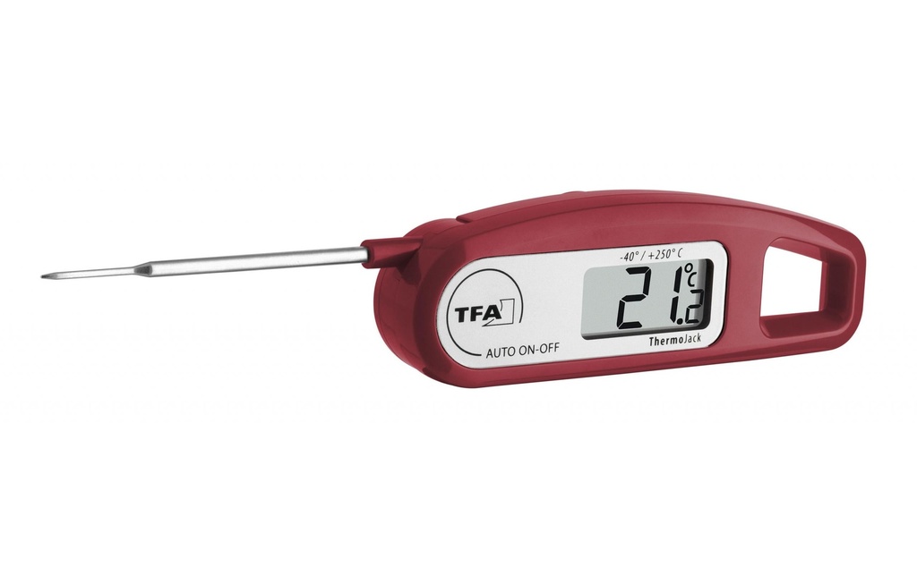 TFA Dostmann Thermomètre à sonde THERMO JACK, Bordeaux