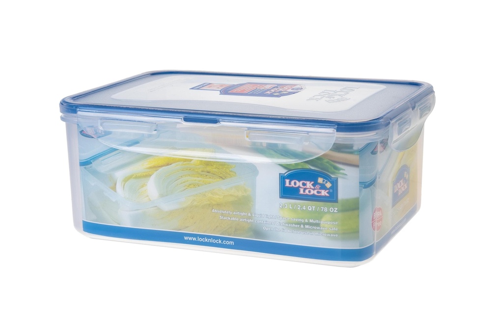 Lock & Lock Récipients à provisions 2.3 l, Transparent
