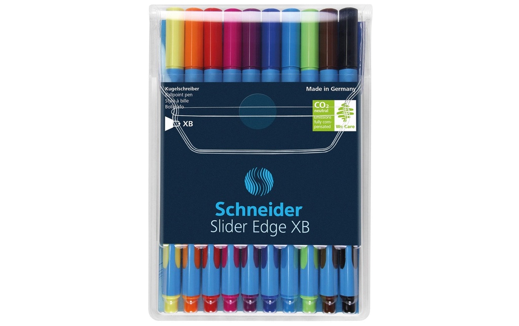 Schneider Stylo bille Slider Edge Jeu de 10 pièces